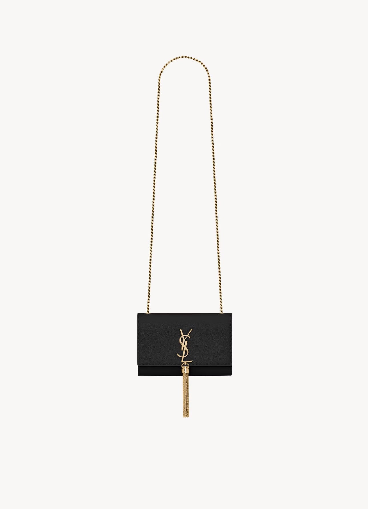 Bolsa YSL Kate pequena em couro