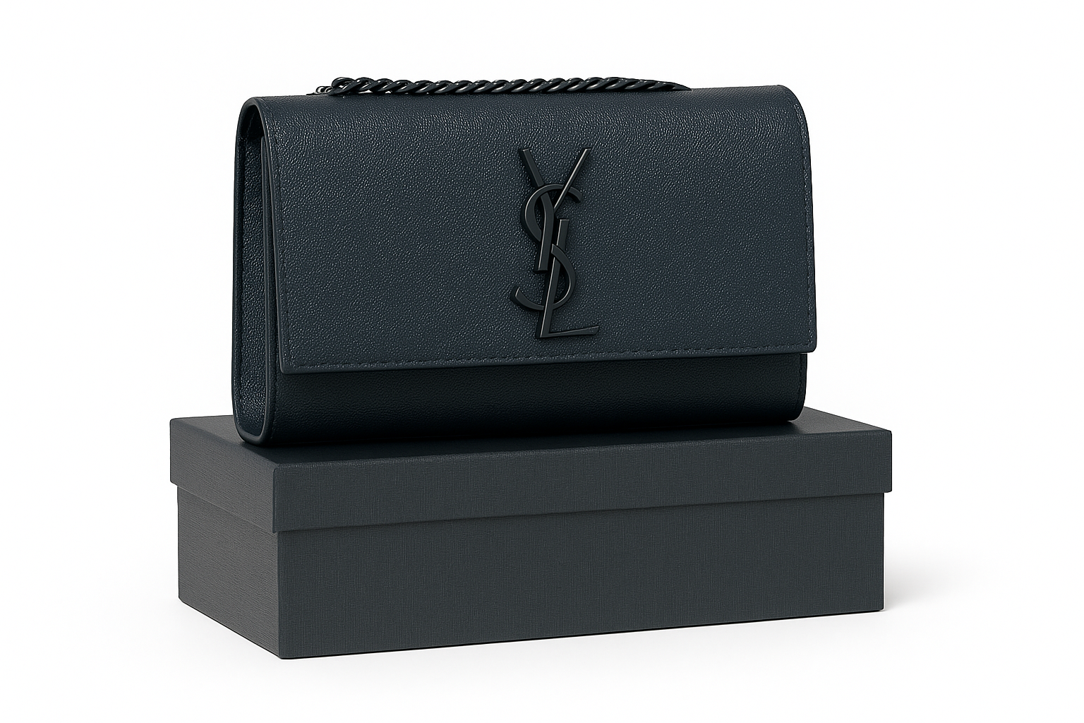 Bolsa YSL Kate média em couro