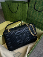 GUCCI bolsa tiracolo GG marmont média