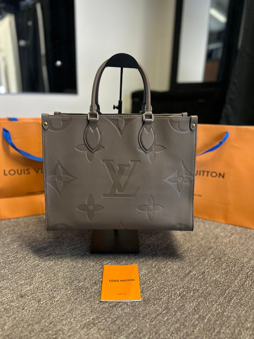 Bolsa LV OnTheGo - Couro Monogram Empreinte