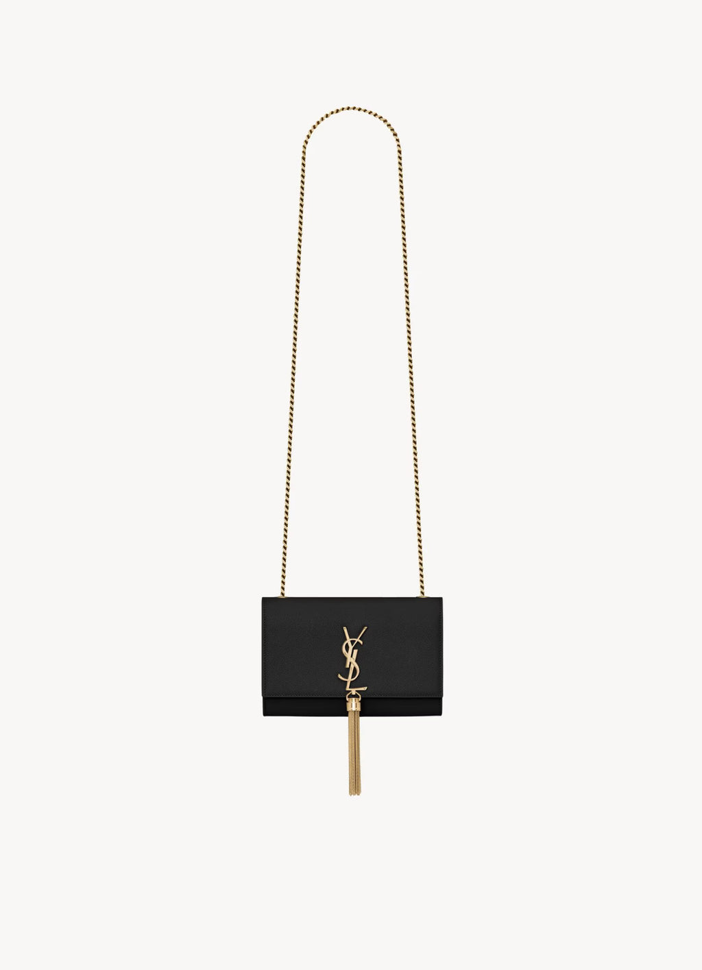 Bolsa YSL Kate pequena em couro