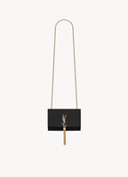 Bolsa YSL Kate pequena em couro