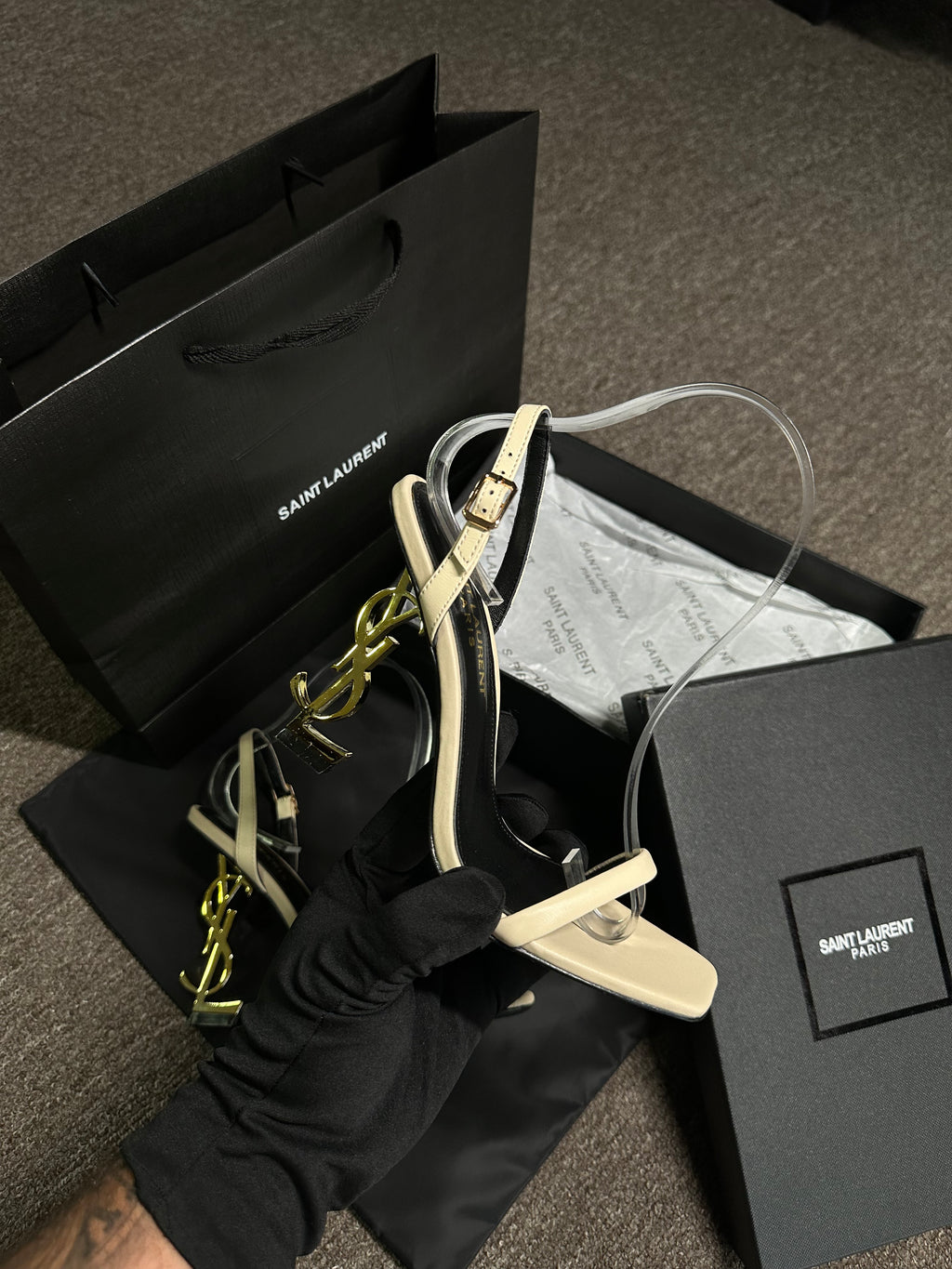 Salto Sandália YSL Opyum