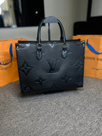 Bolsa LV On the Go Monograma Preta
