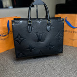 Bolsa LV On the Go Monograma Preta