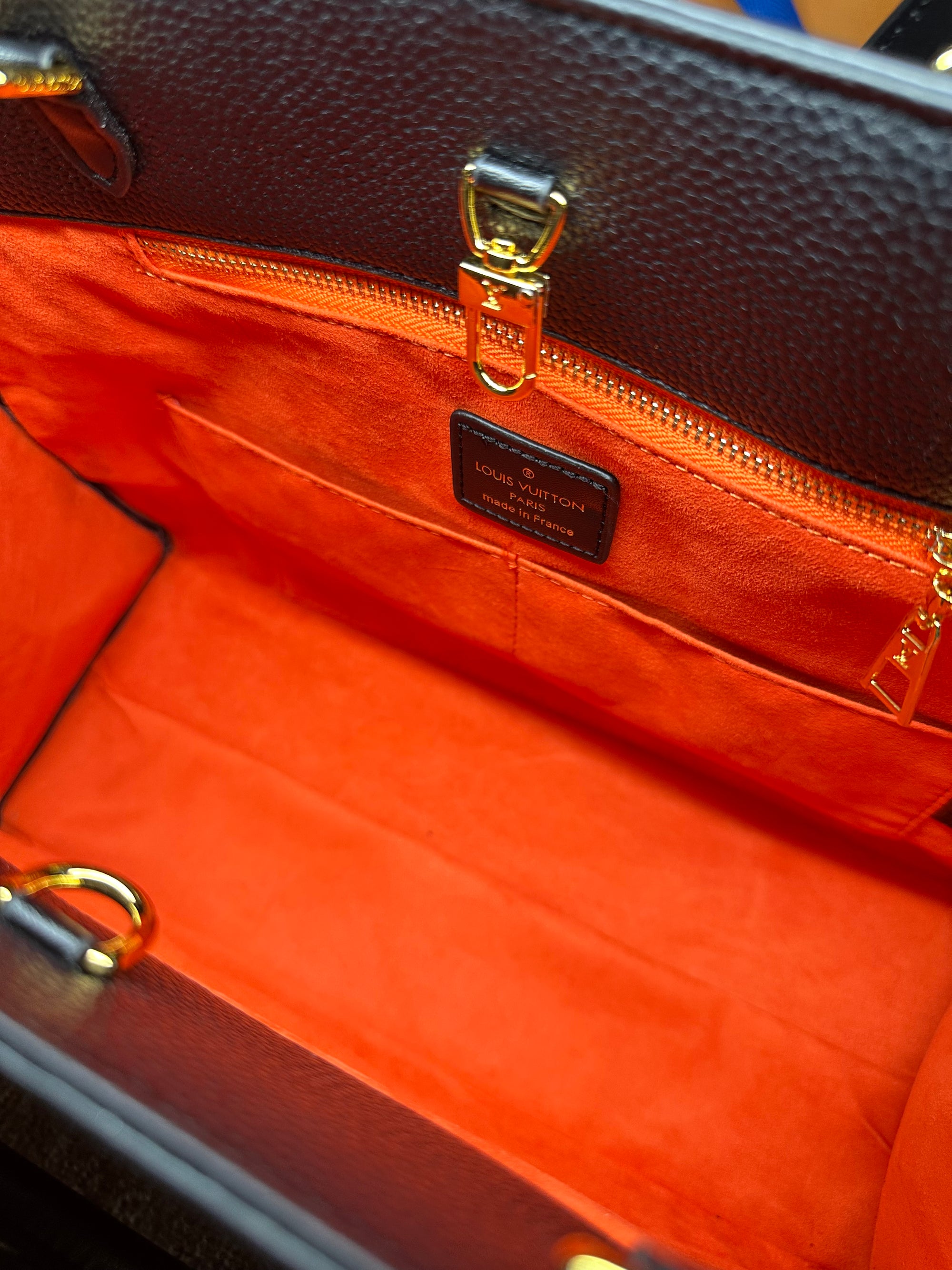 Bolsa LV On the Go Monograma Preta