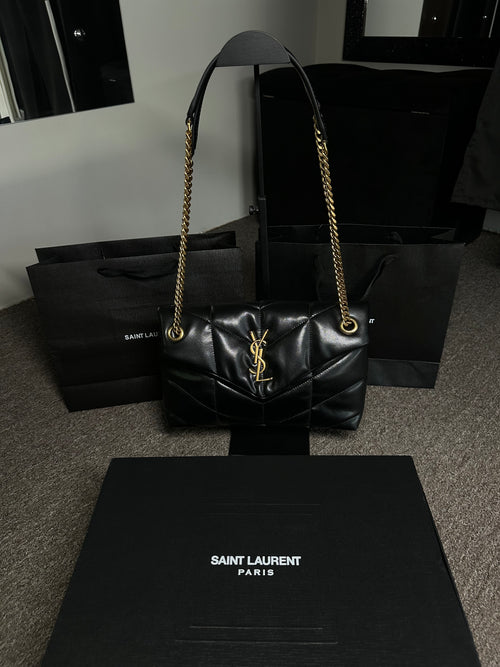 Bolsa YSL Tiracolo Loulou Puffer Média