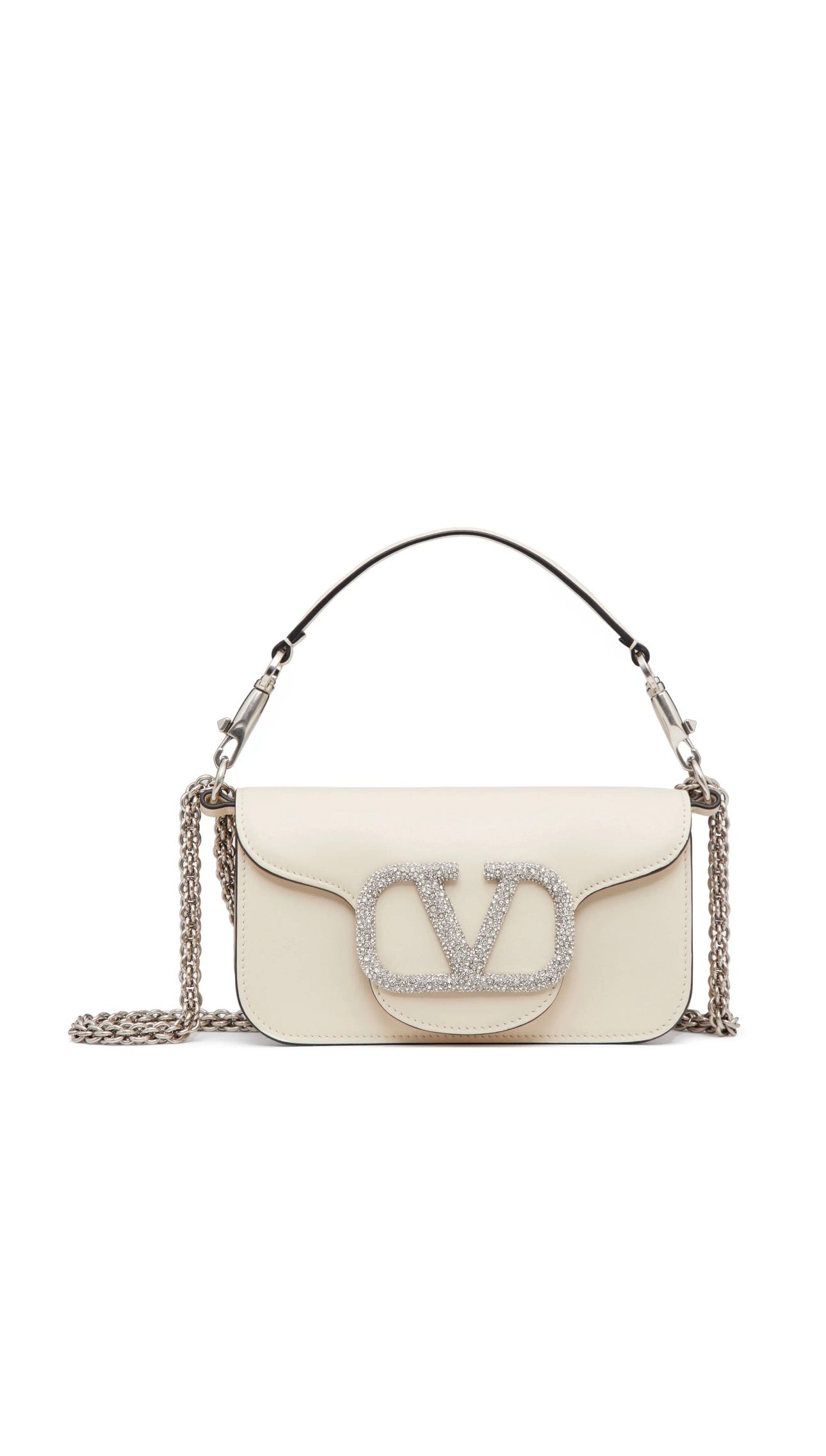 Bolsa VALENTINO GARAVANI - Bolsa Locó pequena com aplicação de cristais