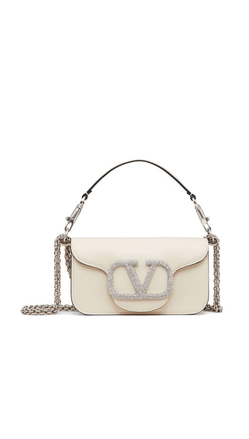 Bolsa VALENTINO GARAVANI - Bolsa Locó pequena com aplicação de cristais