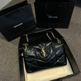 Bolsa YSL Tiracolo Loulou Puffer Média