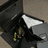 Salto YSL SCARPIN OPYUM EM COURO ENVERNIZADO