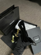 Salto YSL SCARPIN OPYUM EM COURO ENVERNIZADO